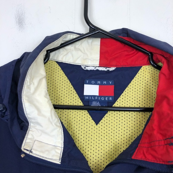 Vintage 90s Tommy Hilfiger Light Jacket Sz L - Picture 5 of 11